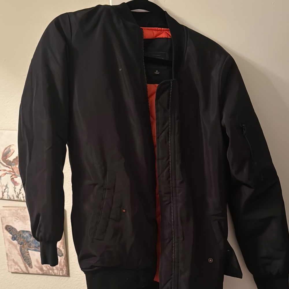 Black Bomber Jacket